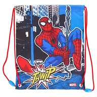 Torebki damskie - Spiderman - Marvel | Plecak dla chłopców i dziewcząt, torba na sznurki na przekąski dla dzieci - worek na lunch - miniaturka - grafika 1