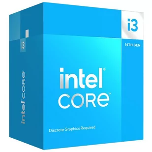 Procesor CPU CORE I3-14100F S1700 BOX/3.5G BX8071514100F S RMX2 IN - Procesory - miniaturka - grafika 1