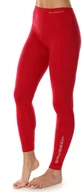 Spodnie sportowe damskie - Brubeck Spodnie damskie merino EXTREME WOOL Malina LE11130M - miniaturka - grafika 1