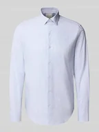 Koszule męskie - Koszula biznesowa o kroju slim fit z listwą guzikową - miniaturka - grafika 1