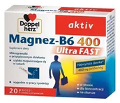 Witaminy i minerały - Queisser Pharma Doppelherz Aktiv Magnez + B6 Ultrafast 20 szt. - miniaturka - grafika 1