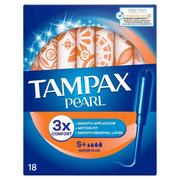 Tampony - Tampax Pearl Super Plus Duo - tampony 18szt. - miniaturka - grafika 1