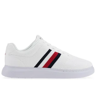 Buty Tommy Hilfiger Lightweight Cupsole FM0FM04587-YBS - białe - Buty sportowe męskie - miniaturka - grafika 6