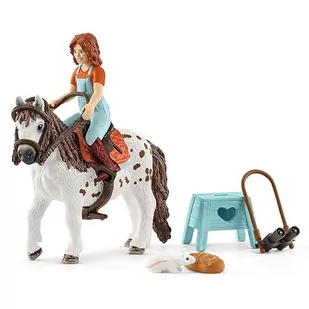 Schleich Horse Club - figurka Mia i Spotty kucyk, zestaw figurek dla dzieci 5+ - Figurki dla dzieci - miniaturka - grafika 1