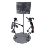 Figurki dekoracyjne - Metalowa figurka Koszykarz II. Prezent dla Koszykarza - miniaturka - grafika 1