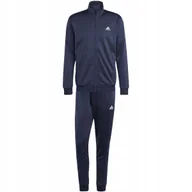 Dresy męskie - Dres męski adidas Linear Logo Tricot Track Suit granatowy HZ2219 M - miniaturka - grafika 1