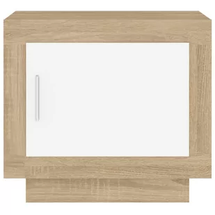 Lumarko Stolik kawowy, dąb sonoma, 51x50x45 cm, materiał drewnopochodny - Ławy i stoliki kawowe - miniaturka - grafika 4