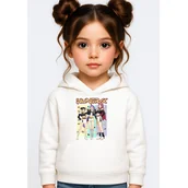 Bluzy dla dziewczynek - BLUZA DZIECIĘCA KPOP DEMON HUNTERS HUNTRIX 146-152 Z KAPTUREM BAWEŁNIANA - miniaturka - grafika 1