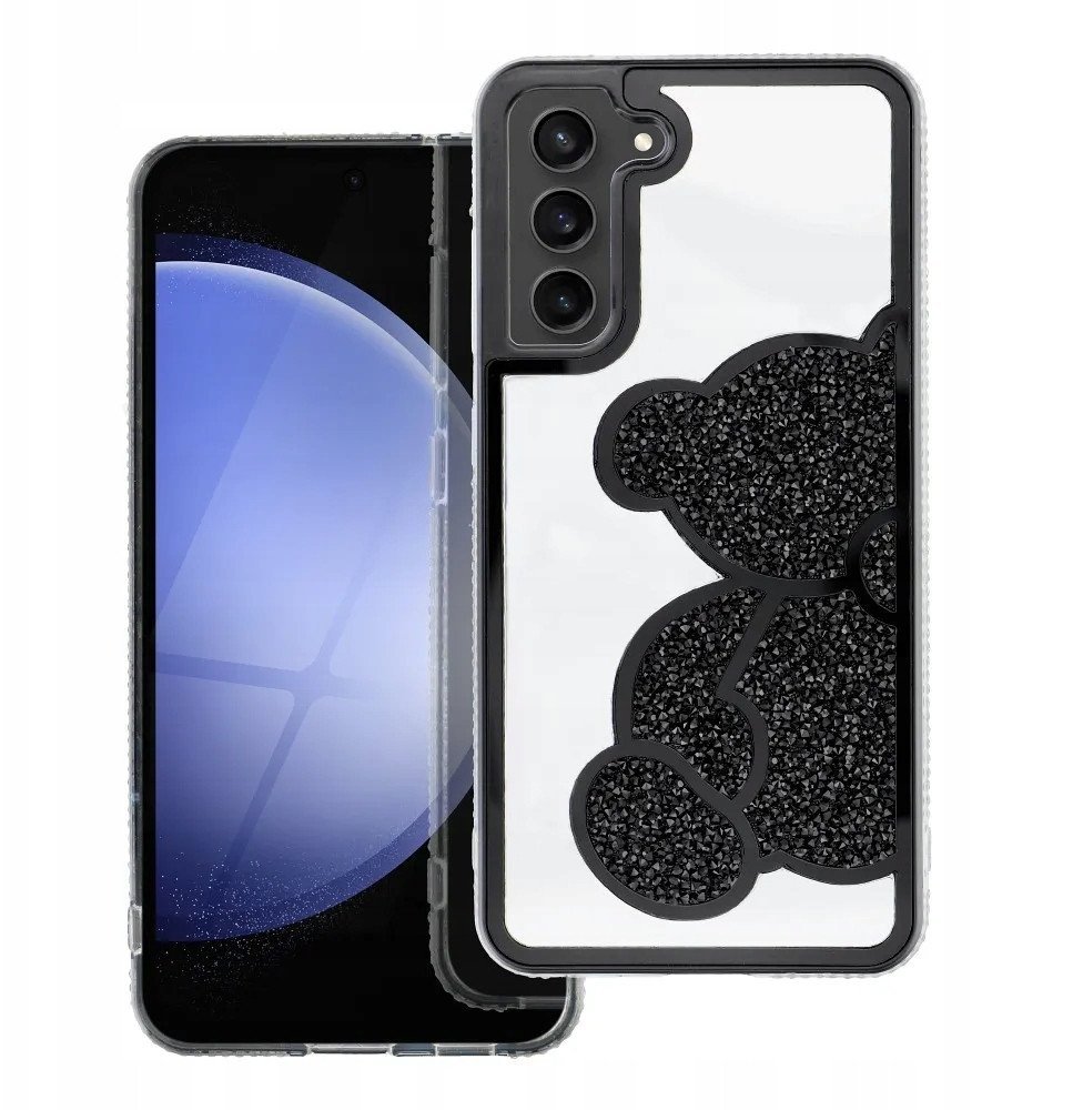Futerał TEDDY BEAR do SAMSUNG S25 Edge czarny