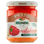Sosy w słoikach - Monini MON.SOS PESTO CALABRESE 190 G 190G - miniaturka - grafika 1