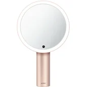 Lusterka do makijażu - AMIRO Różowe Lusterko kosmetyczne z podświetleniem LED AML009Z - miniaturka - grafika 1