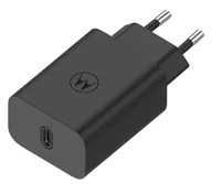 Ładowarki do telefonów - Szybka Ładowarka Sieciowa Motorola MC-302 30W 3A USB-C TYP C Czarna Charger - miniaturka - grafika 1