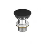 Korki do umywalek - CERSANIT K116-109 MODUO KOREK CERAMICZNY DO UMYWALKI BEZ PRZELEWU ANTRACYT MAT - miniaturka - grafika 1