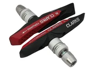 Akcesoria rowerowe - CLARKS Klocki Hamulcowe CPS958 MTB V-brake Warunki Suche i Mokre) 70 mm Czerwono-Czarne CLA-CPS958) CLA-CPS958 - miniaturka - grafika 1