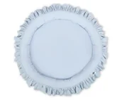 Kokony niemowlęce - Gniazdko z falbanką - niebieskie - miniaturka - grafika 1