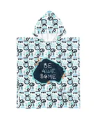 Okrycia kąpielowe dla dzieci - Ponczo z kapturem na plażę dla dzieci 9-12 lat Be awsome 65x75 cm - miniaturka - grafika 1