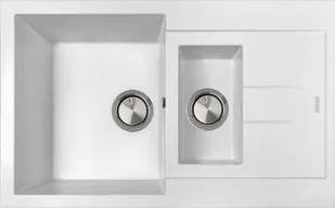Zlew PLADOS ELEGANCE 78.15 MLECZNY (white 58) (AM781558) - Zlewozmywaki - miniaturka - grafika 1