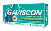 Suplementy diety - Gaviscon x 24 tabl do rozgryzania o smaku mięty - miniaturka - grafika 1