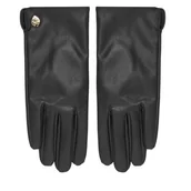 Rękawiczki - Rękawiczki Damskie Guess AW5389 POL02 Czarny - miniaturka - grafika 1