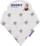 Akcesoria i dodatki do ubrań dla dzieci - Xplorys DOOKY Dribble Bib chustka, śliniak, bandamka Silver Stars T-XP-126907 - miniaturka - grafika 1
