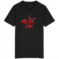 Koszulki męskie - Deadpool Pikachu Koszulka Pokemon Go Marvel Comics - miniaturka - grafika 1