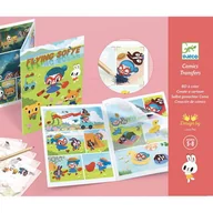 Zabawki interaktywne dla dzieci - Djeco Zestaw Kalkomanii - Komiks LATAJĄCA SOFYE DJ09558 - miniaturka - grafika 1