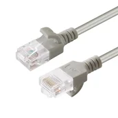 Kable miedziane - Microconnect V-UTP620-SLIM kabel sieciowy Szary 20 m Cat6 U/UTP (UTP) - miniaturka - grafika 1