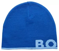 Czapki męskie - BOSS Czapka męska Acro_Beanie, Medium Blue424., jeden rozmiar - miniaturka - grafika 1