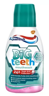 Aquafresh Aquafresh My Big Teeth Płyn do płukania dla dzieci 6+ Fruity 300ml 607499 - Płyny do płukania jamy ustnej - miniaturka - grafika 1