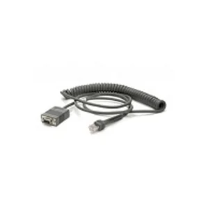 Zebra CBA-RF2-C09ZAR kabel równoległy Czarny 2,8 m RS232 DB9 - Kable komputerowe i do monitorów - miniaturka - grafika 1