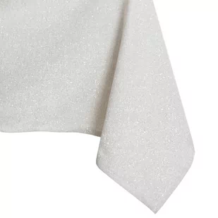 Obrus Sparkle Kremowy Metalizowany Nowoczesny 160x350 owal DecoKing - TCLOTH/DK/SPARKLE/HMD/CREAM/O160X350 - Obrusy i serwetki - miniaturka - grafika 1
