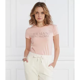 Koszulki i topy damskie - Armani Exchange T-shirt | Regular Fit - grafika 1