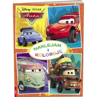 Baśnie, bajki, legendy - auta. naklejam i koloruję. disney pixar - miniaturka - grafika 1