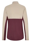 Bluzy damskie - Ziener Bluza polarowa "Japra" w kolorze beżowo-czerwonym - miniaturka - grafika 1