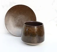 Kubki - Komplet BASALT 1szt [szkliwo z bazaltu+kamionka] - miniaturka - grafika 1