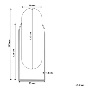 Lustro ścienne rattanowe 53 x 143 cm jasne NEVERS Lumarko! - Lustra Lustro ścienne rattanowe 53 x 143 cm jasne NEVERS Lumarko! - Lustra - miniaturka - grafika 4