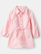 Sukienki - OshKosh Sukienka dżinsowa w kolorze jasnoróżowym - miniaturka - grafika 1