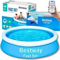 Baseny ogrodowe - Letni Basen Dla Dzieci BESTWAY Rozporowy Dmuchany Wakacyjny Ogrodowy Zabawa Dla Dzieci + EBOOK-2 - miniaturka - grafika 1