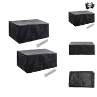 Pokrowce na meble ogrodowe - vidaXL Pokrowce na meble ogrodowe 2 szt. 10 oczek 240x140 cm - Pokrowce ochronne na meble ogrodowe - miniaturka - grafika 1