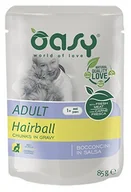 Mokra karma dla kotów - Oasy Lifestage Hairball Chunks in Gravy 85 g - miniaturka - grafika 1