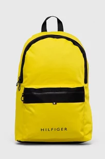 Tommy Hilfiger plecak męski kolor żółty duży gładki - Plecaki - miniaturka - grafika 1