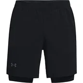 Spodenki damskie - Under Armour Męskie szorty 2 w 1 7 cm - miniaturka - grafika 1