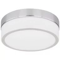 Lampy sufitowe - Globo Lighting LAMPA sufitowa LEGANA 41501-12 metalowa OPRAWA plafon do łazienki LED 12W 4000K okrągły IP44 biały chrom - miniaturka - grafika 1