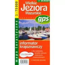 Demart Wielkie jeziora mazurskie mapa 1:75 000 - Wysyłka od 3,99 - Atlasy i mapy - miniaturka - grafika 1