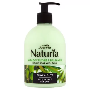 Joanna Naturia Liquid Soap With Balm mydło w płynie z balsamem Oliwka 500ml - Mydła - miniaturka - grafika 1