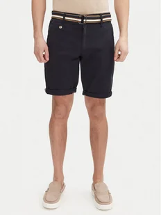 INDICODE Szorty materiałowe Royce 70-039 Granatowy Slim Fit - Spodenki męskie - miniaturka - grafika 1