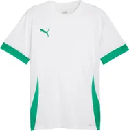 Koszulki męskie - Koszulka męska Puma teamGoal Matchday Jersey biało-zielona 705747 15 XL - miniaturka - grafika 1