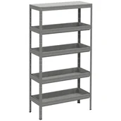 Szafy i regały magazynowe - Półka na chemikalia z półkami wannowymi, 2000 x 1000 x 400 mm - miniaturka - grafika 1