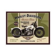 Dekoracje domu - Nostalgic-Art 14224 Harley-Davidson knucklehead, magnes, 8 x 6 cm 14224 - miniaturka - grafika 1