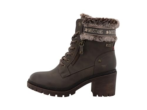 Mustang Damskie sztyblety 15M0122002, Lava, 40 EU, lawa, 40 EU